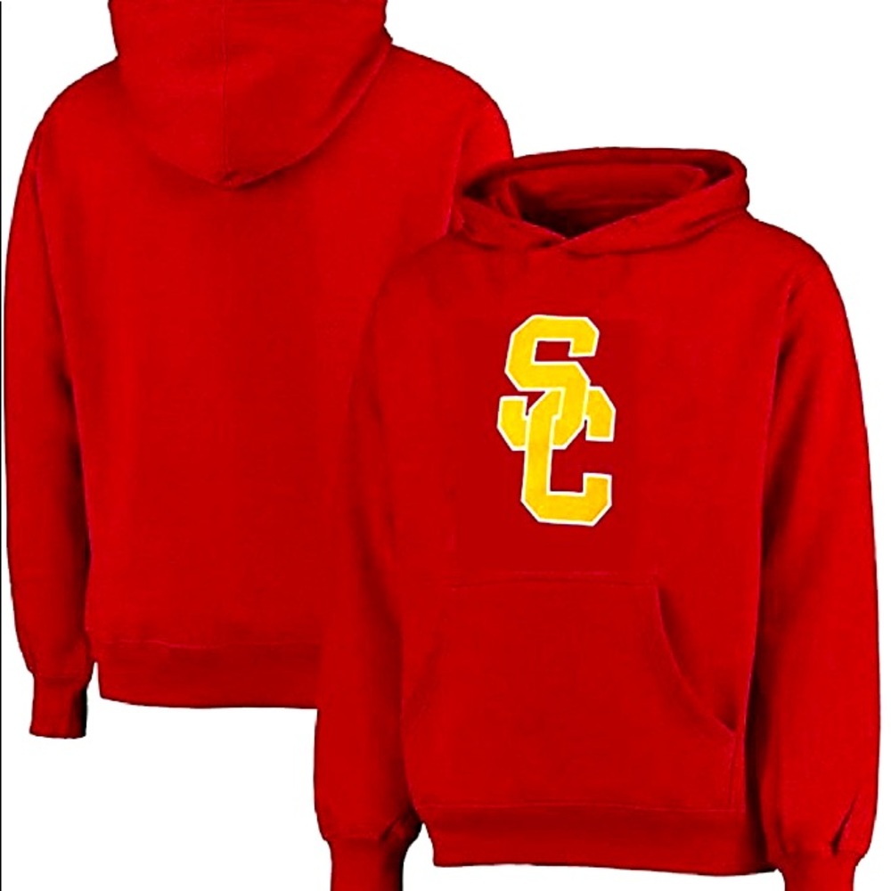 Official USC Hoodie “SC” Embroidered (size small)